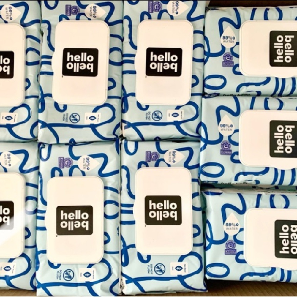 Hello Bello Premium Baby Wipes 3 packs - 180 wipes Fragrance free!